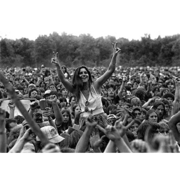 Vintage 1970's Rare Rags by Kressandra Hippie Festival Dress - Picture 7 of 11